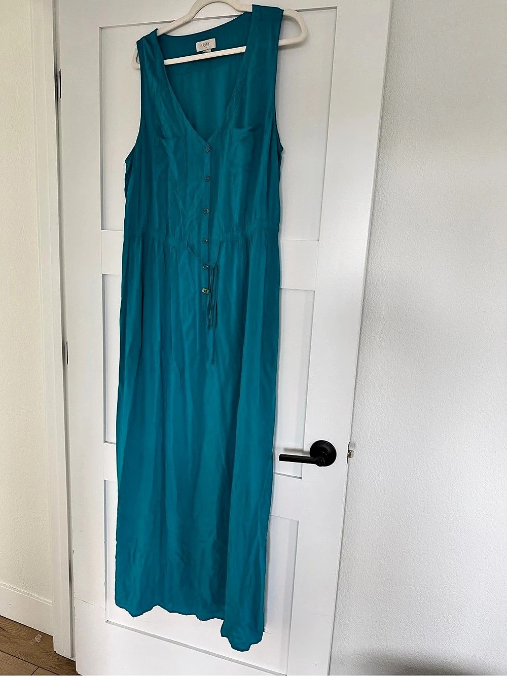 LOFT Maxi Dress in Blue Size 16